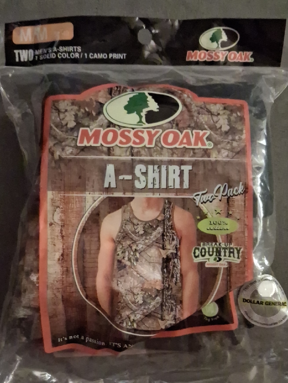 Mossy Oak Men’s Camouflage Tank Top - Brown, Green